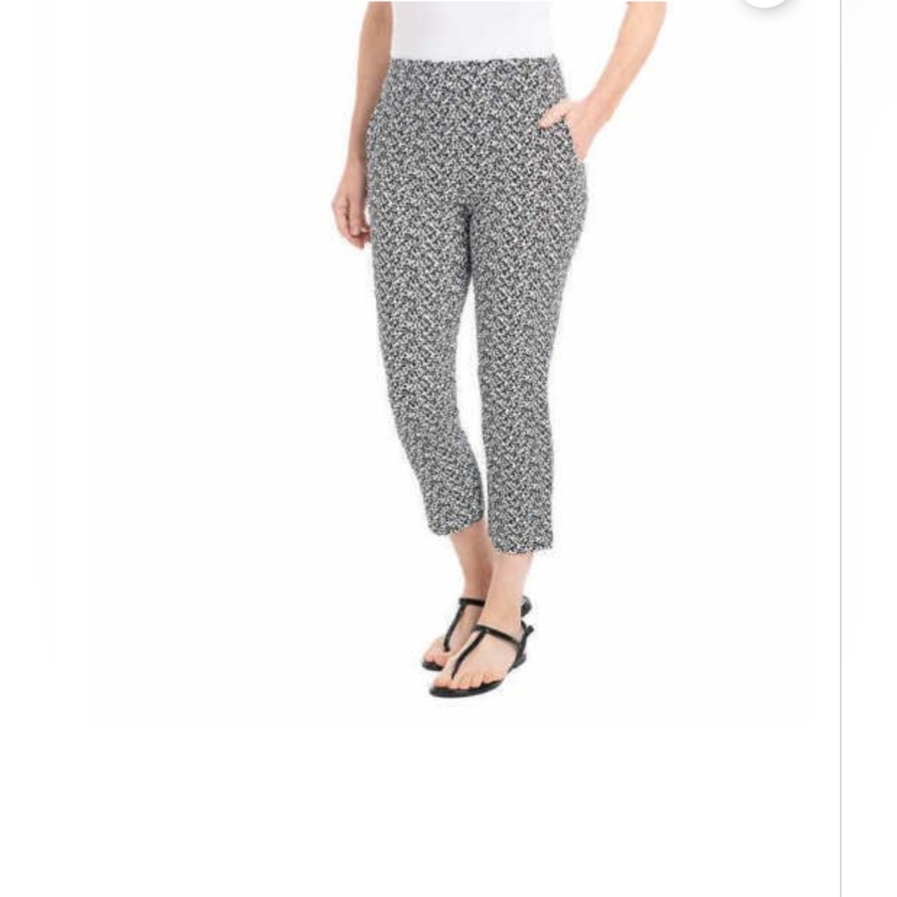 Hilary Radley Ladies Pull On Capri Comfort Fit